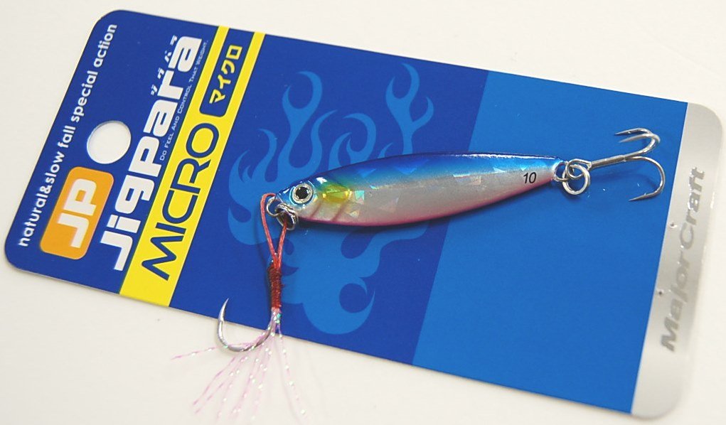 Major Craft Jigpara Micro 10G Lure Metal Jig #4 Blue Pink