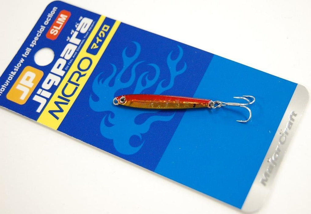 Major Craft Jigpara Micro Slim 3G 紅金金屬 Jig Lure