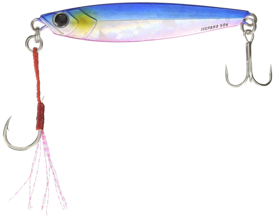 Major Craft Jigpara Short 20G Blue Pink Lure - Ideal for Coastal Fishing