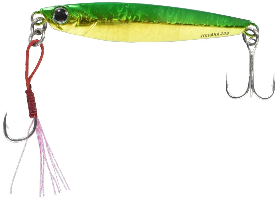 Major Craft Jigpara Short Metal Jig 40G Green Gold #11 - High Performance Fishing Lure