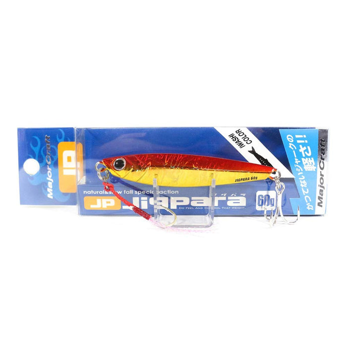 Major Craft Lure Jigpara Short 60G Red Gold - Premium Fishing Gear