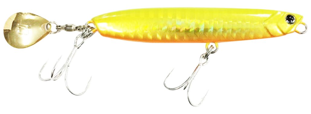 Major Craft Jigpara Surf 28G Flounder Gold Lure - Precision Fishing Tackle