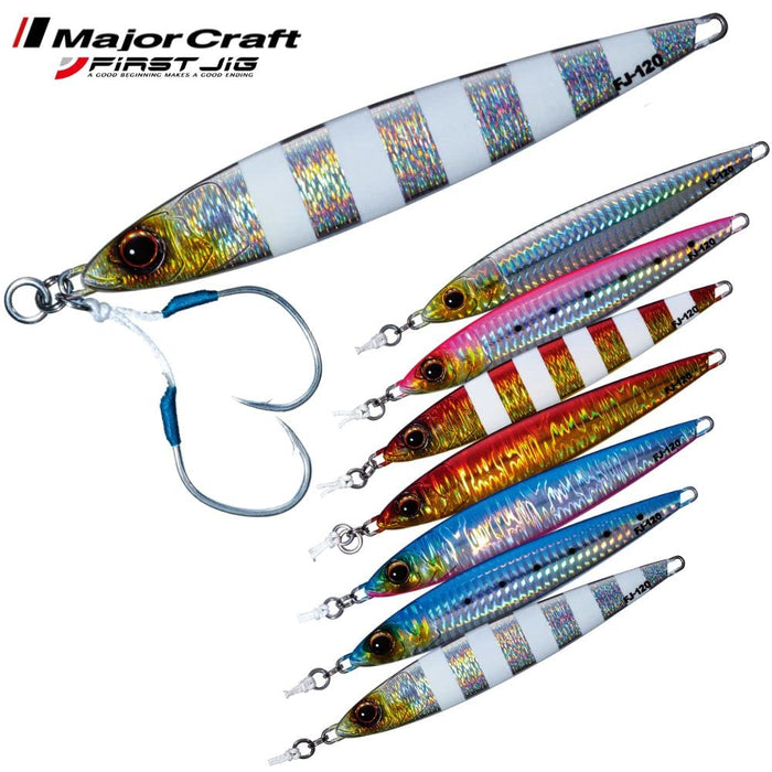 Major Craft 金属夹具 First Jig 120G 沙丁鱼 #1 Fj120 诱饵