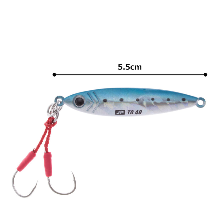 主要工藝 Jigpara Tg40G Jptg-40#1 沙丁魚 - 高品質金屬 Jig Lure