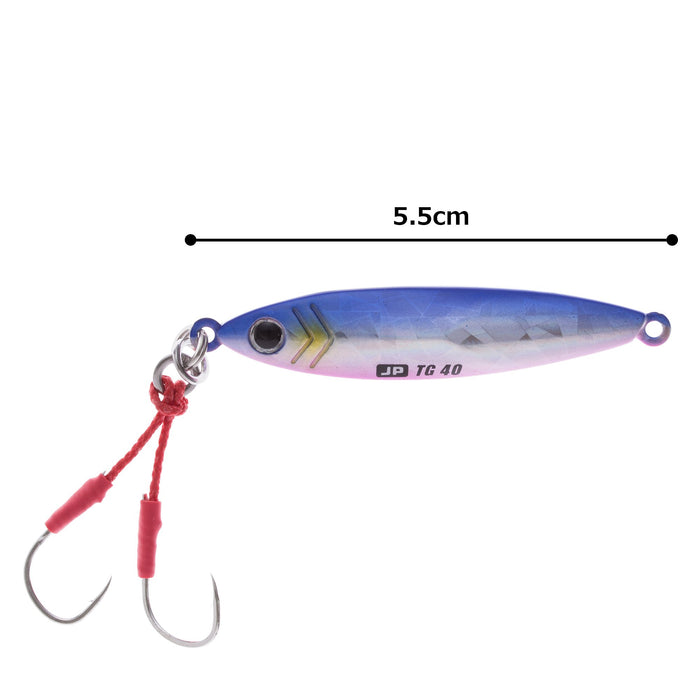 Major Craft Jigpara TG40G Blue Pink Fishing Lure 40g