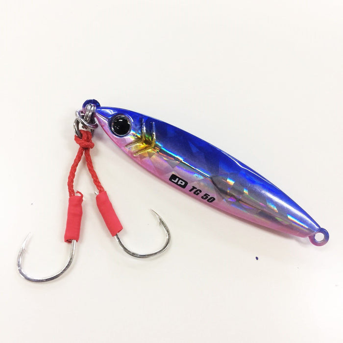 Major Craft Jigpara Tg 50g Blue Pink Metal Jig for Effective Fishing