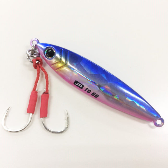 Major Craft Jigpara Tg60G 金屬夾具 60 克藍色粉紅魚餌