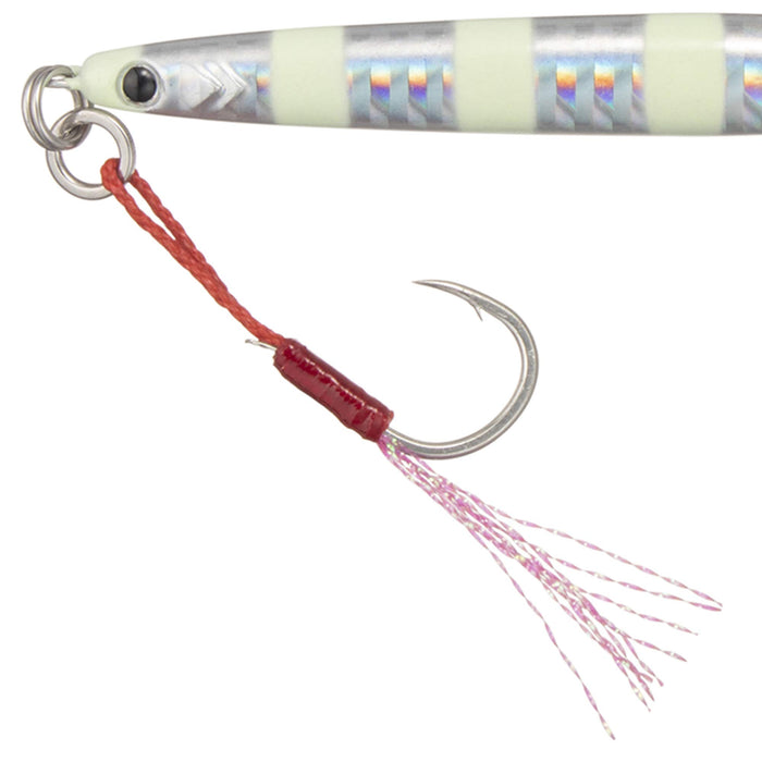 Major Craft Metal Jig Maki Jet 30G Zebra Glow #7 Lure