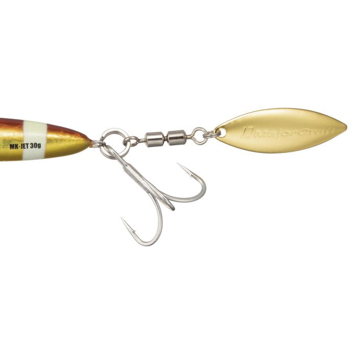 Major Craft Metal Jig Maki Jet 30G Zebra Red Gold #77 Fishing Lure