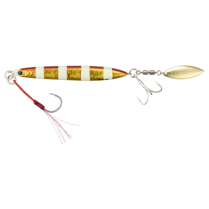 Major Craft Metal Jig Maki Jig Jet 40G Zebra Red Gold #77 Fishing Lure