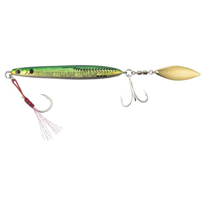 Major Craft Metal Jig Maki Jig Jet 60G Green Gold Lure for Horse Mackerel