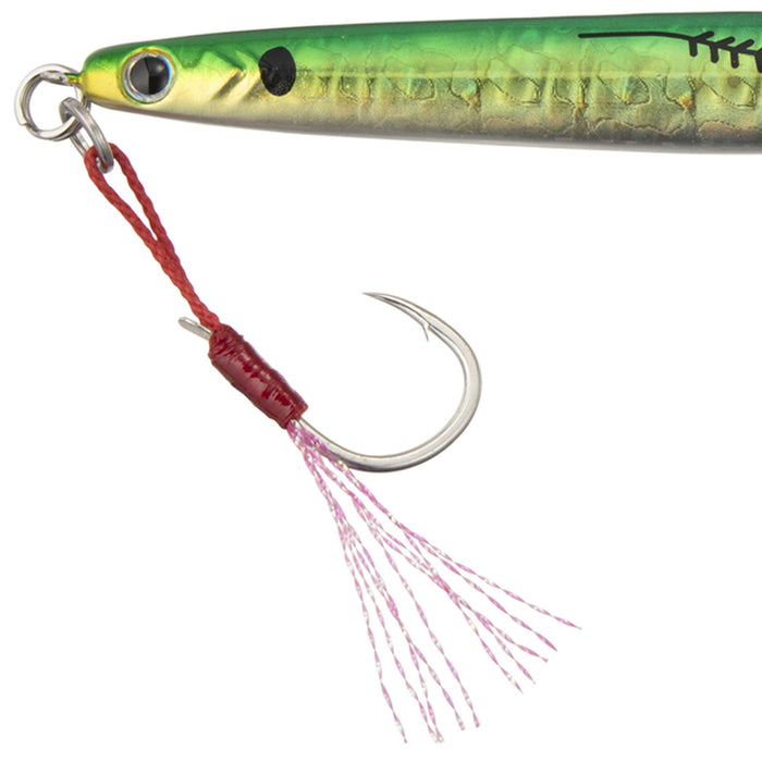 Major Craft Metal Jig Maki Jig Jet 60G Green Gold Lure for Horse Mackerel