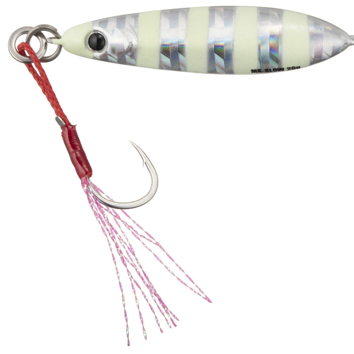 Major Craft 金屬 Jig Maki Slow 20G Zebra Glow #7 誘餌