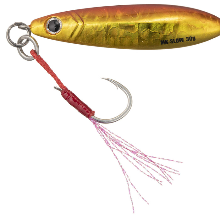 Major Craft Metal Jig Maki Slow 30G Red Gold Lure #3