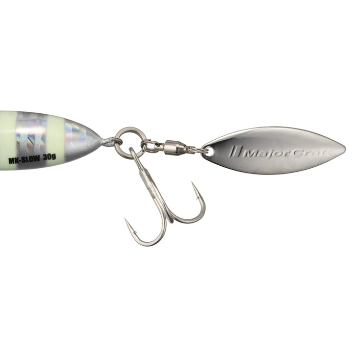 Major Craft Metal Jig Maki Slow 30G Zebra Glow Lure