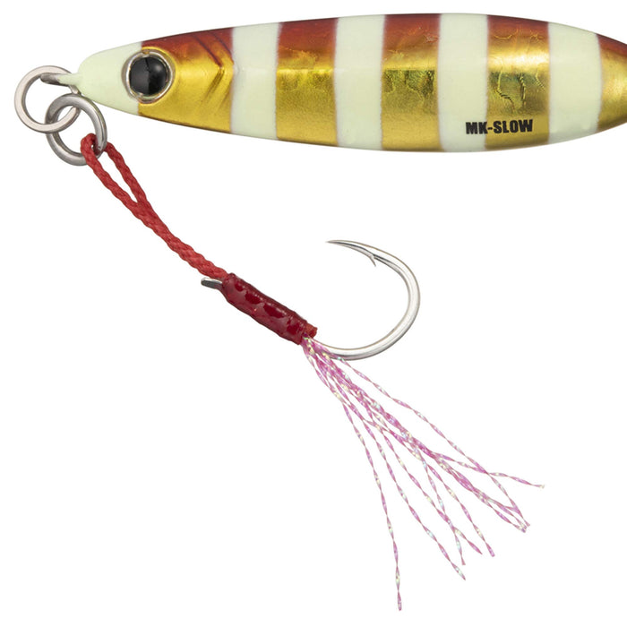 Major Craft 60G Zebra Red Gold Maki Jig Slow Lure