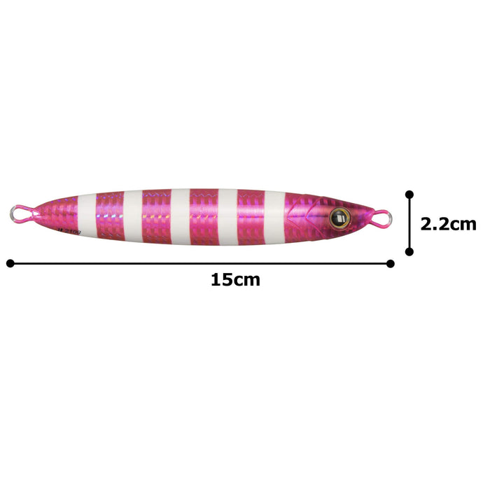 Major Craft Tachijigi Dojo Slow Fall Jig - Zebra Pink 210G Lure