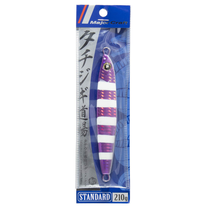 Major Craft Metal Jig Tachijigi Dojo Zebra Purple 210G Tjd-St210 Lure