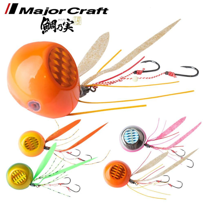 Major Craft 金屬 Jig Tai 鑿子 130G #1 橘色耐用魚餌