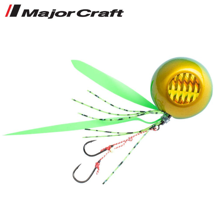 Major Craft Tairubber Tainomi 80G Gold/Green Perfect for Fishing