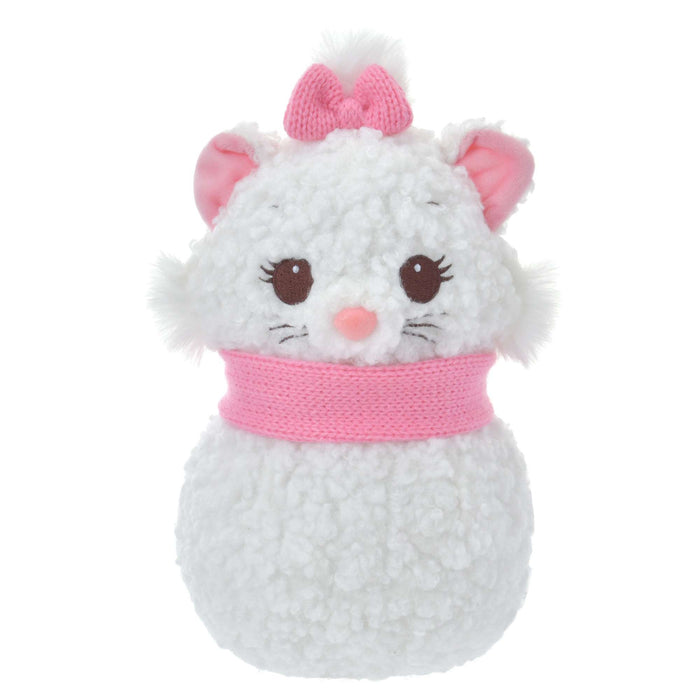 Japan Disney Store Marie The Fashionable Cat Snowmen Plush Toy Gift