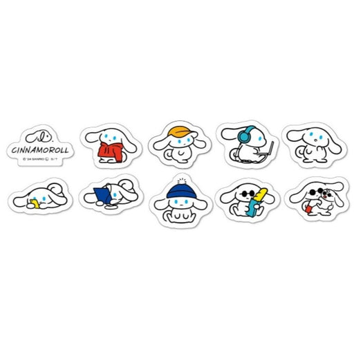 Marimocraft Aisinamorol White Flake Sticker W3.9xH3.3cm ICN-018-Kiichin - The #1 Place for Japanese Goods in Your Hand!