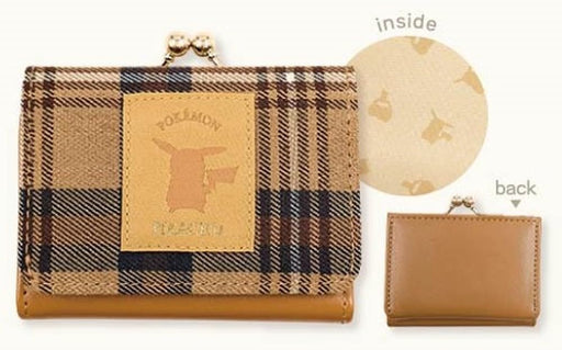 Marimocraft Pokemon Check Series Pikachu Compact Wallet 95x80x30mm-Kiichin - The #1 Place for Japanese Goods in Your Hand!