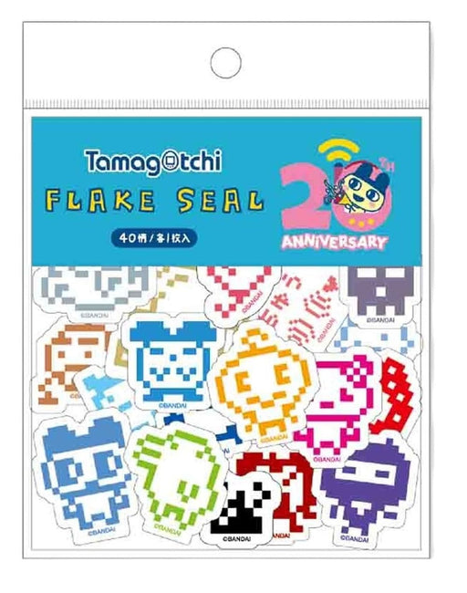 Marimocraft Tamagotchi Flake Sticker Blue Dot 44x47mm TMGC-015-Kiichin - The #1 Place for Japanese Goods in Your Hand!