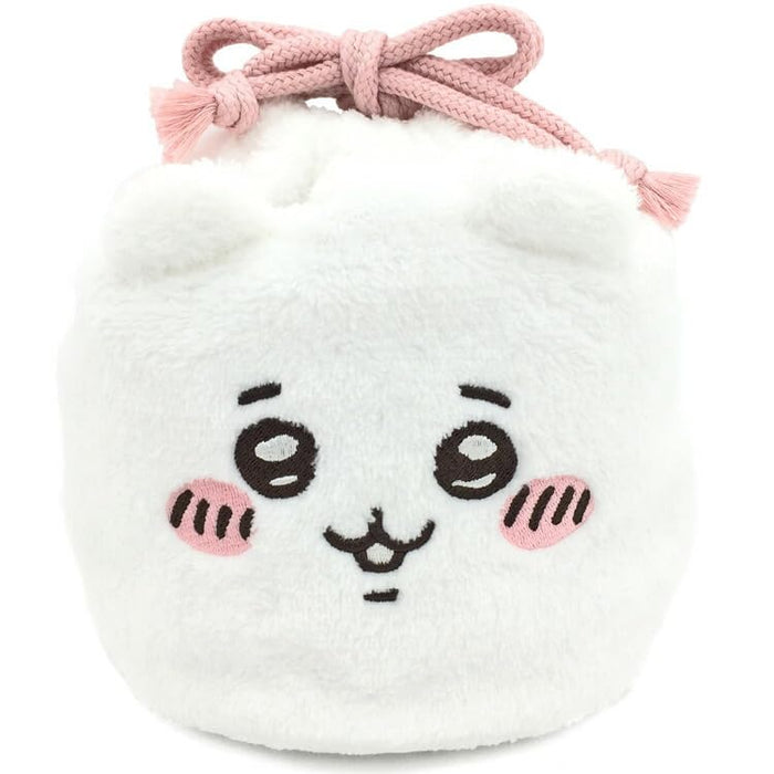 Marimocraft Chiikawa Face Drawstring Bag Ckw-037 16x16x1cm-Kiichin - The #1 Place for Japanese Goods in Your Hand!