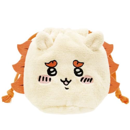 Marimocraft Chiikawa Face Drawstring Bag Shisa Ckw-199 for Kids & Teens-Kiichin - The #1 Place for Japanese Goods in Your Hand!