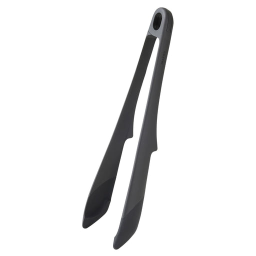 Marna Easy-Grip Heat-Resistant Silicone Tongs for Noodles Dark Gray-Kiichin - The #1 Place for Japanese Goods in Your Hand!
