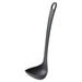 Marna Easy-To-Scoop Clam Shape Silicone Ladle Dark Gray Kitchen Tool M-Kiichin - The #1 Place for Japanese Goods in Your Hand!