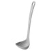 Marna Gray Easy-To-Scoop Silicone Ladle M Clam Shape Kitchen Tool-Kiichin - The #1 Place for Japanese Goods in Your Hand!