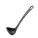 Marna Easy-Scoop Ladle S Clam Shape Silicone Kitchen Utensil Dark Gray-Kiichin - The #1 Place for Japanese Goods in Your Hand!