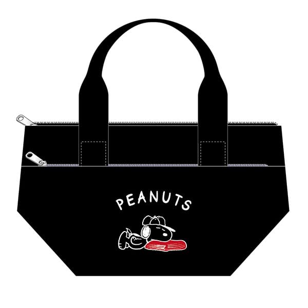 Maruyoshi Snoopy Aluminum Lunch Bag with Pocket Baseball Design 18.5x33.5x16CM-Kiichin - The #1 Place for Japanese Goods in Your Hand!