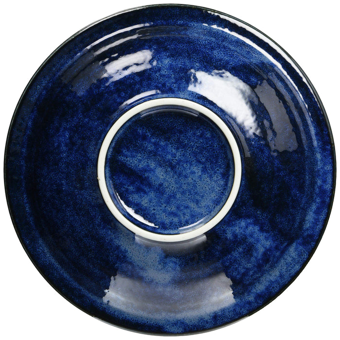 Ichikyu Mino Ware Deep Sea Blue Pasta and Curry Plate 21cm Japan Made-Kiichin - The #1 Place for Japanese Goods in Your Hand!