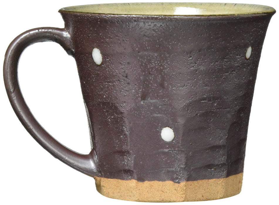 Ichikyu Mino Ware Ceramic Mug 230ml - White Dot Japanese Style Coffee Cup-Kiichin - The #1 Place for Japanese Goods in Your Hand!