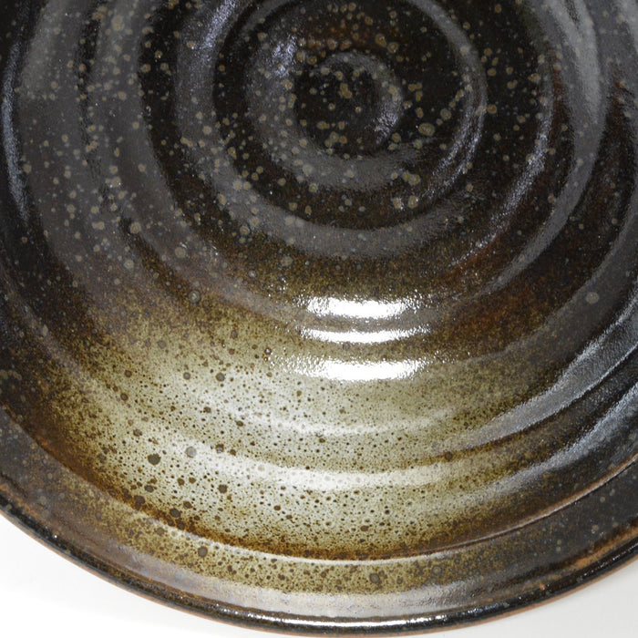 Ichikyu Mino Ware Oil Drop Crystal Ramen Bowl 19.5cm Microwave Safe-Kiichin - The #1 Place for Japanese Goods in Your Hand!