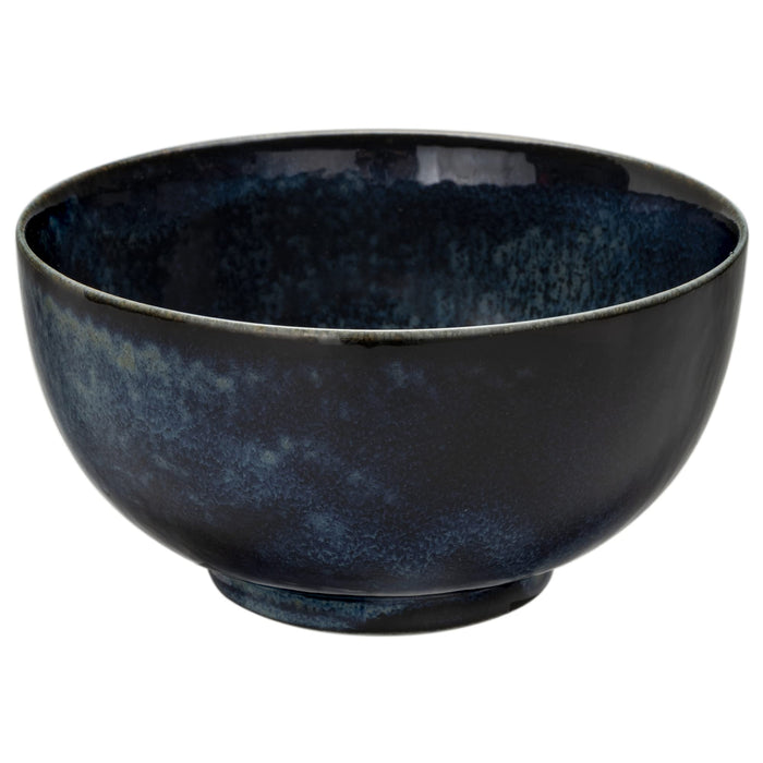 Ichikyu Mino Ware Rice Bowl Navy 16Cm Microwave Dishwasher Safe Japan-Kiichin - The #1 Place for Japanese Goods in Your Hand!