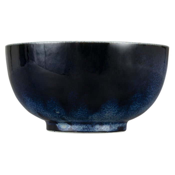 Ichikyu Mino Ware Rice Bowl Navy 16Cm Microwave Dishwasher Safe Japan-Kiichin - The #1 Place for Japanese Goods in Your Hand!