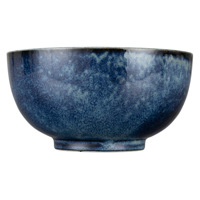 Ichikyu Mino Ware Rice Bowl Navy 16Cm Microwave Dishwasher Safe Japan-Kiichin - The #1 Place for Japanese Goods in Your Hand!