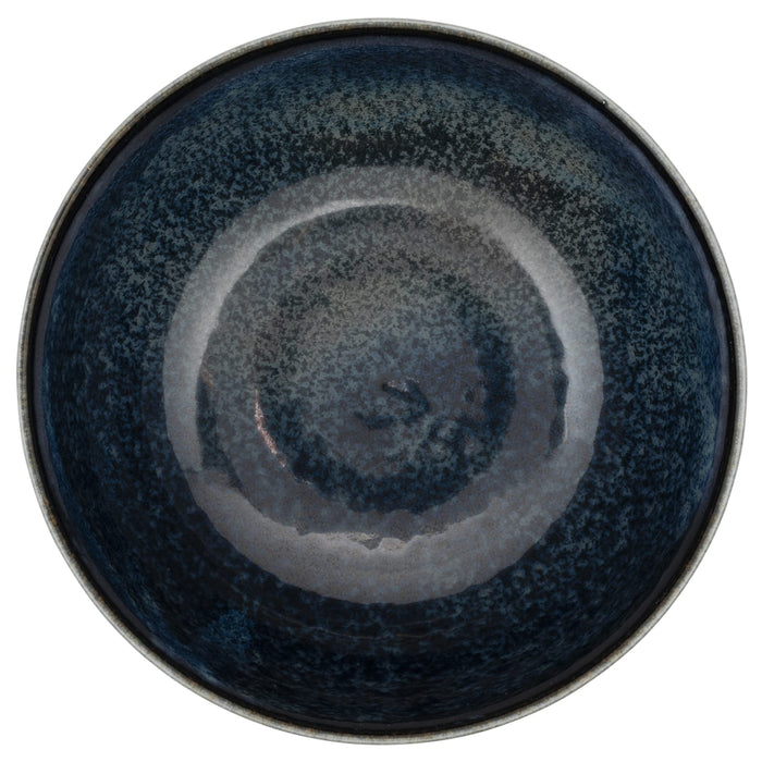 Ichikyu Mino Ware Rice Bowl Navy 16Cm Microwave Dishwasher Safe Japan-Kiichin - The #1 Place for Japanese Goods in Your Hand!