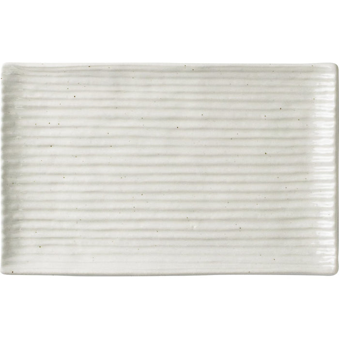 Minoru Pottery Lightweight Shinogi Plate Powdered Finish 009-727682-Kiichin - The #1 Place for Japanese Goods in Your Hand!