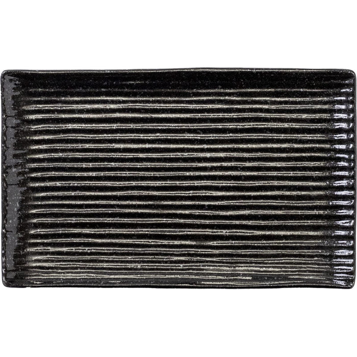 Minoru Touki Lightweight Shinogi Pottery Plate Yuteki Tenmoku 009-727699-Kiichin - The #1 Place for Japanese Goods in Your Hand!