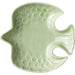 Minoru Pottery Mino Ware Bird Shape Plate Hiwa Green 120mm-Kiichin - The #1 Place for Japanese Goods in Your Hand!