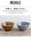 Minoru Pottery Mino Ware Rice Bowl Gray 125ml - Mebole Design-Kiichin - The #1 Place for Japanese Goods in Your Hand!