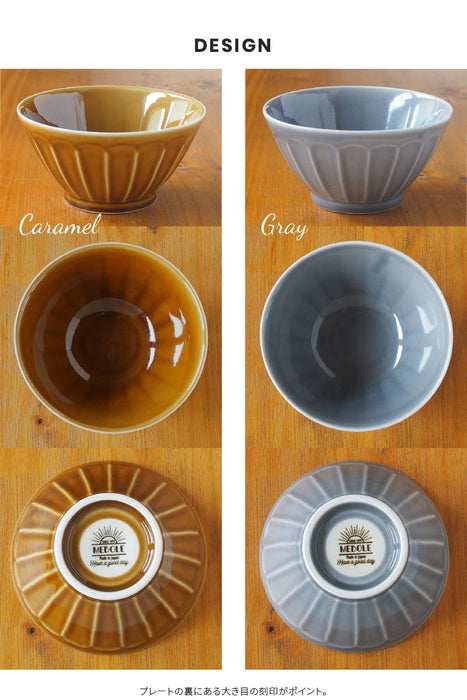 Minoru Pottery Mino Ware Mebole 180 Multi Bowl Gray Elegant Design-Kiichin - The #1 Place for Japanese Goods in Your Hand!