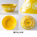 Minoru Pottery Mino Ware Moco 130 Pack Yellow Bowl Set-Kiichin - The #1 Place for Japanese Goods in Your Hand!