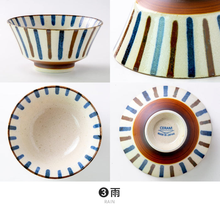 Minoru Pottery Mino Ware Nanpu 5-Inch Rain Bowl 150ml-Kiichin - The #1 Place for Japanese Goods in Your Hand!