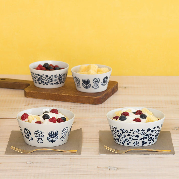 Minoru Pottery Lightweight Mino Ware Small Bowl Liberty Gosu 13.1x5.9Cm-Kiichin - The #1 Place for Japanese Goods in Your Hand!